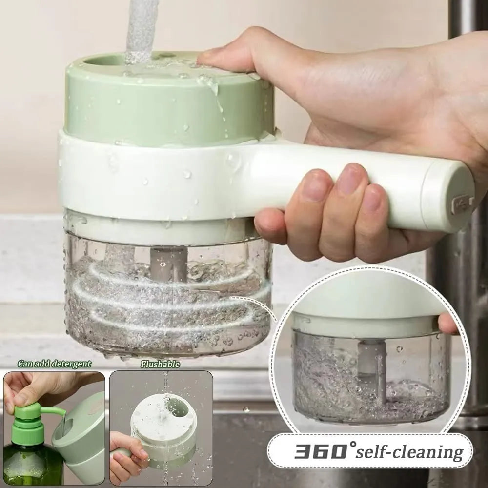 Portable Manual Handy and Compact Vegetable Chopper/Blender, For